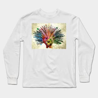 Porcupine Grunge Long Sleeve T-Shirt